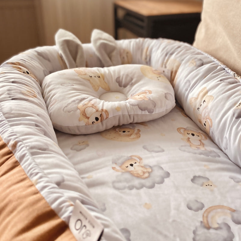 Babynest Sovande Nallar
