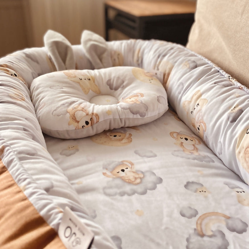 Babynest Sovande Nallar