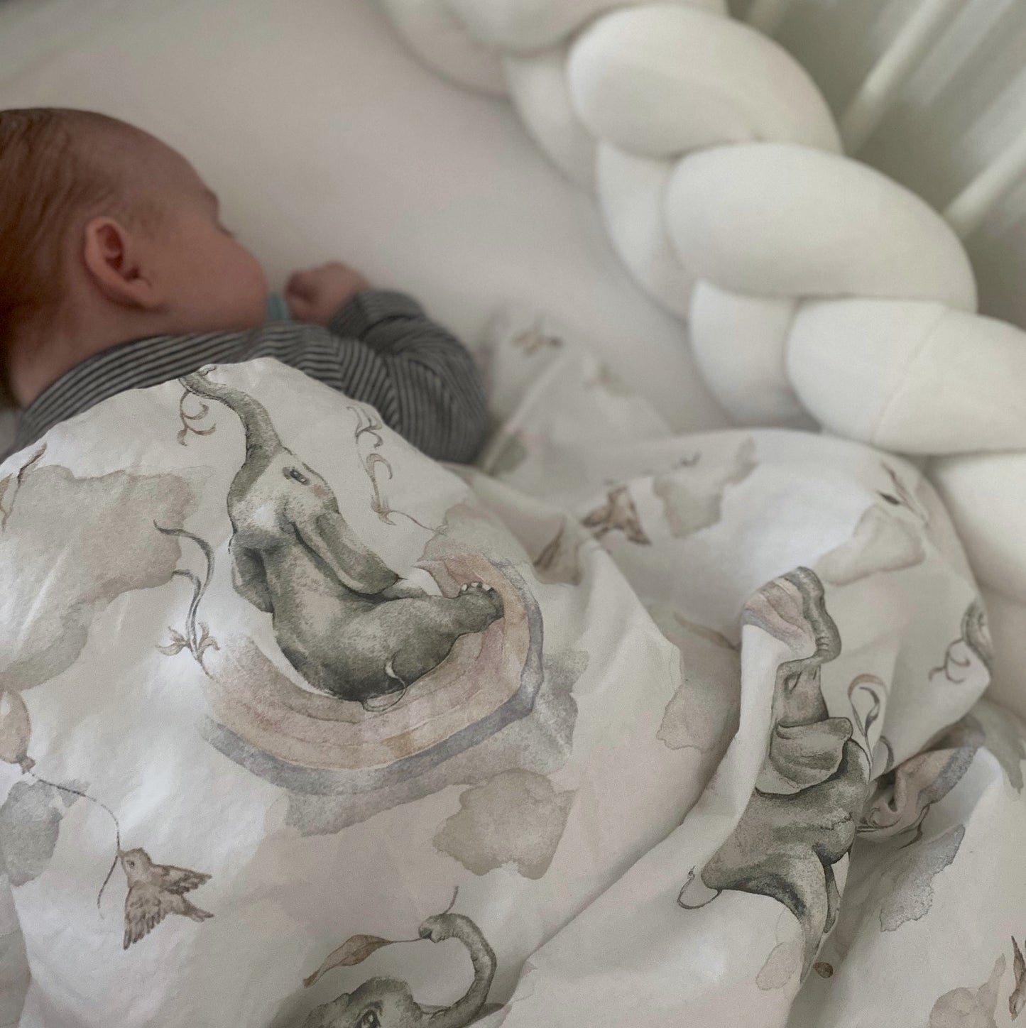 Sängkläder Elefanter i Molnen